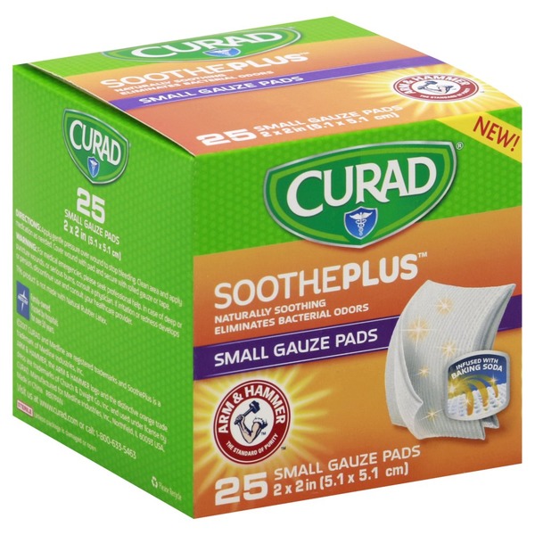 Curad Gauze Pads, Small (25 each) Instacart