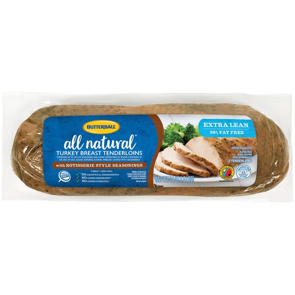 Butterball All Natural Extra Lean Turkey Breast Tenderloins (24 oz