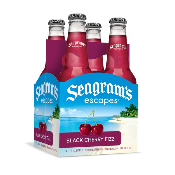 Seagram's Escapes Premium Malt Beverage, Black Cherry Fizz (11.2 fl oz