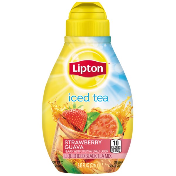 Lipton Liquid Iced Tea Mix Strawberry Guava (2.43 oz) Instacart