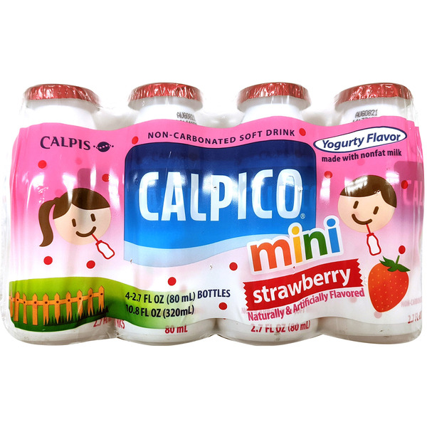 CALPICO Strawberry Flavored Mini Non-carbonated Beverage