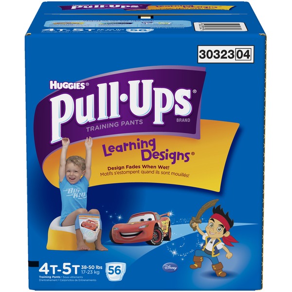 Pull Ups Learning Designs Boys 4T5T Training Pants (56 ct) Instacart