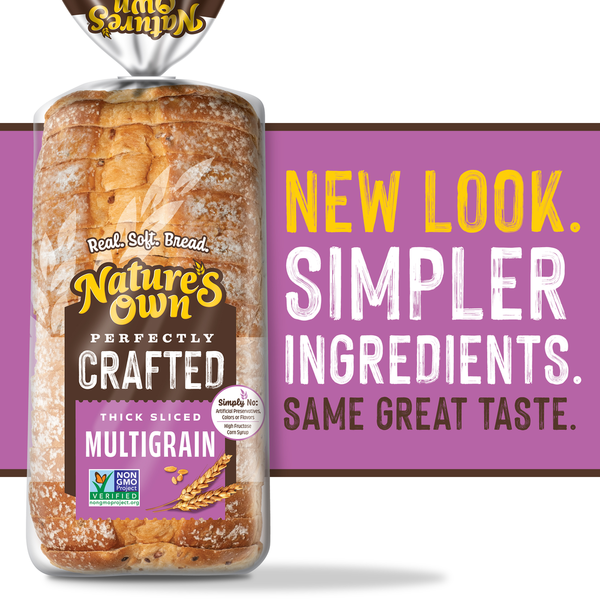 Nature's Own Bread, Multigrain, Thick Sliced