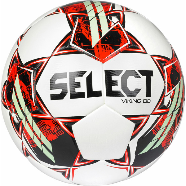 SELECT Viking DB V22 Soccer Ball - White & Red