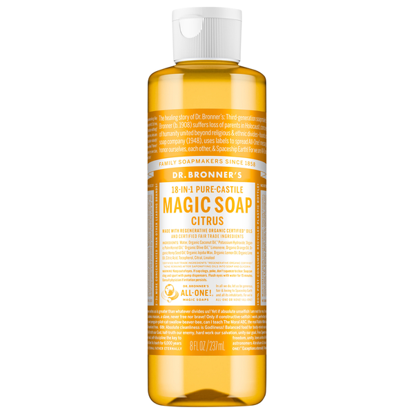 Dr. Bronner's 18-In-1 Hemp Pure-Castile Magic Soap Citrus Same-Day