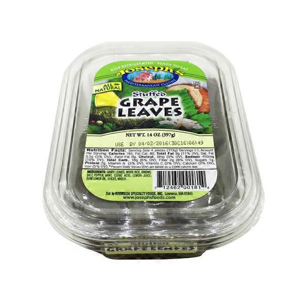 Joseph's Stuffed Grape Leaves (14 fl oz) Instacart