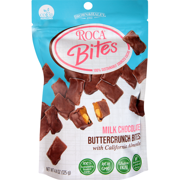 Roca Bites, Milk Chocolate, Buttercrunch with California Almonds (4.4