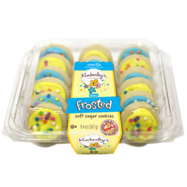 Kimberley's Bakeshoppe Vanilla Frosted Soft Sugar Cookies