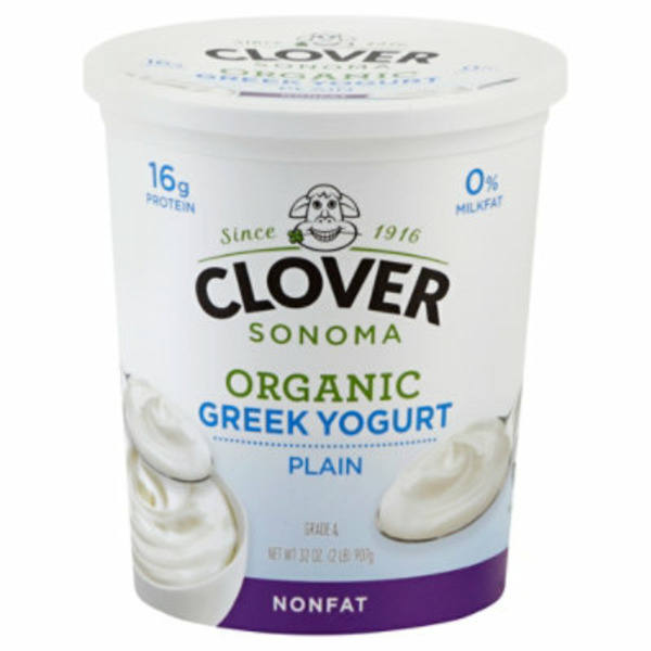 Clover Sonoma Organic Plain Lowfat Yogurt