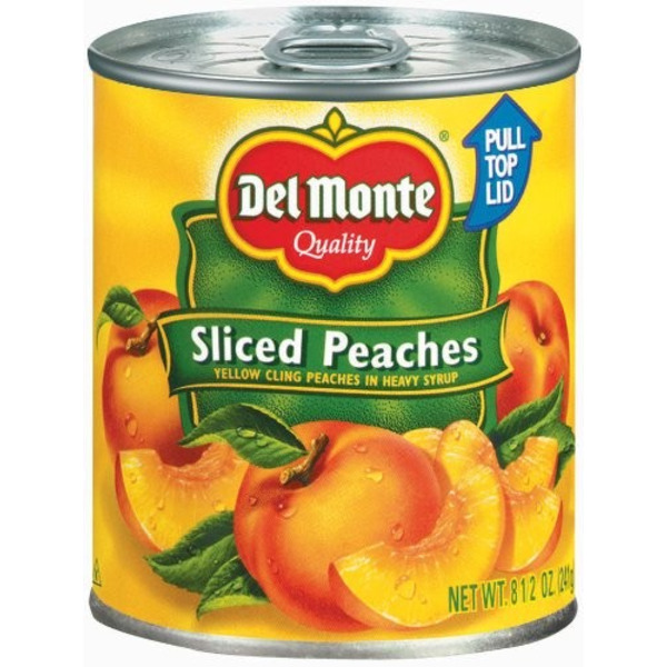 Del Monte - Sliced Peaches - 12/8.5 oz Can