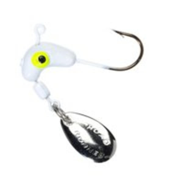 Blakemore Real Magic Road Runner Underspin Fishing Jig - White - 1/16 oz