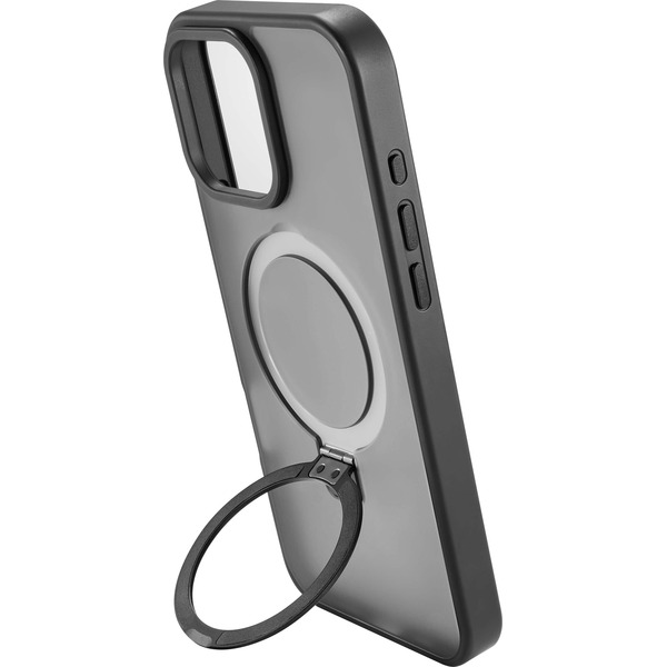 Insignia Hard-Shell Case With MagSafe Kickstand For iPhone 16 Pro Max - Black