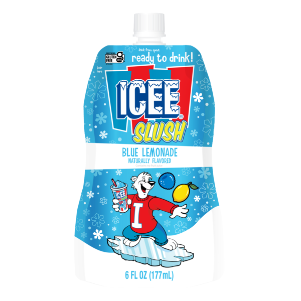 Icee Slush Blue Lemonade, Freeze & Squeeze Drink Pouch Same-Day