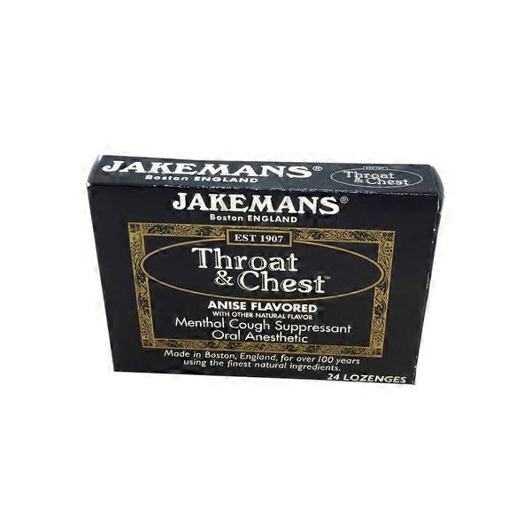 Jakemans Throat & Chest Anise Flavored Lozenges (24 ct) Instacart