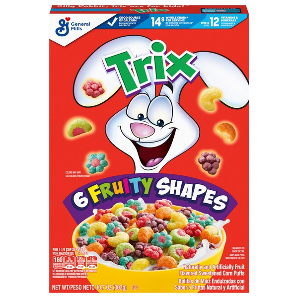 General Mills Trix Fruity Shapes Cereal Same-Day Delivery or