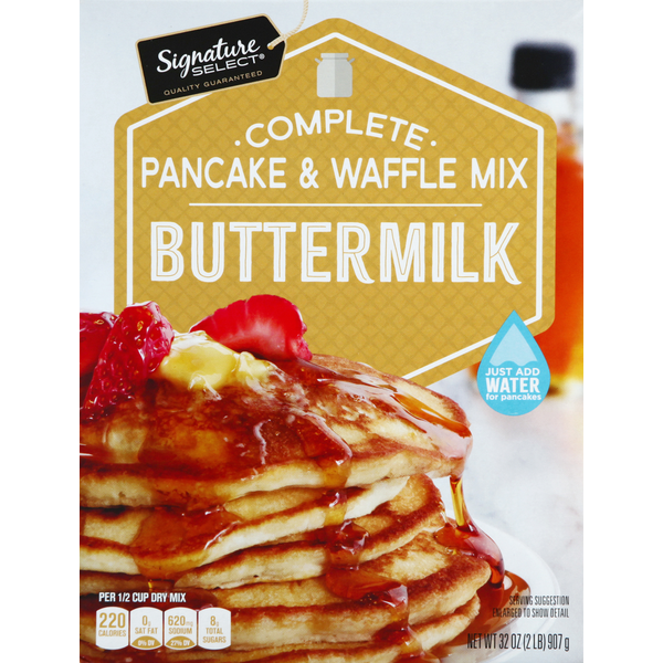 Signature SELECT Pancake & Waffle Mix, Complete, Buttermilk