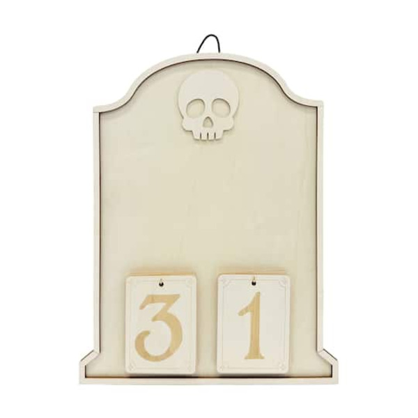 Make Market Tombstone Halloween Countdown DIY Wood Decor