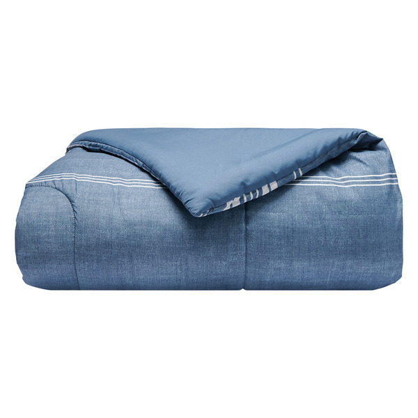 KIRKTON HOUSE Full/Queen Reversible Comforter, Stripe Same-Day