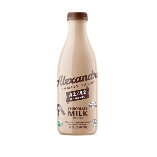 Alexandre Family Farm A2/A2 Organic Chocolate Milk Same-Day
