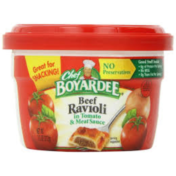 Chef Boyardee - Beef Ravioli in Microwaveable Bowl - 12/7.5 oz Bowl