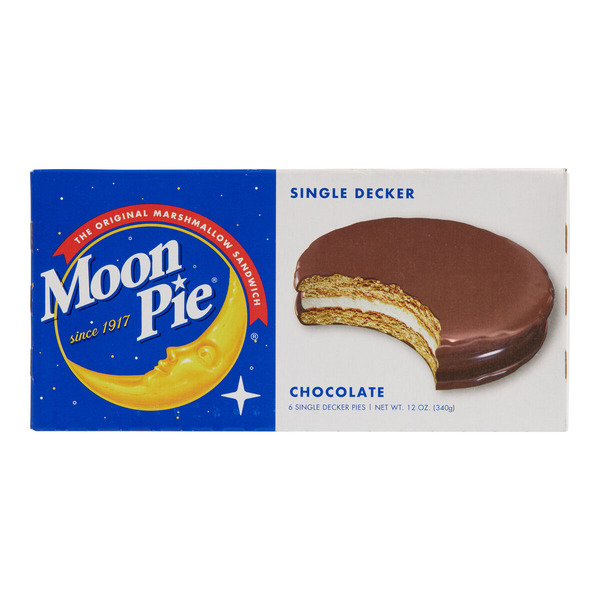 World Market Moon Pie Chocolate Single Decker Pie 6 Count