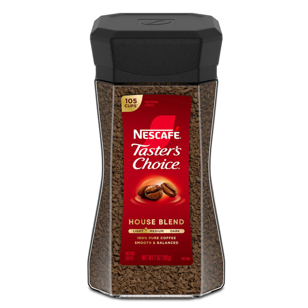 NESCAFE Taster's Choice House Blend Medium-Light Roast Instant