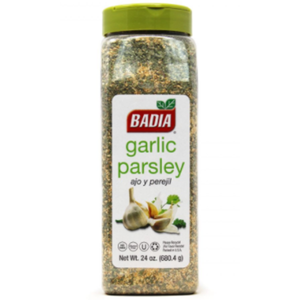 BADIA GARLIC & PARSLEY SEASONING, 24 OZ