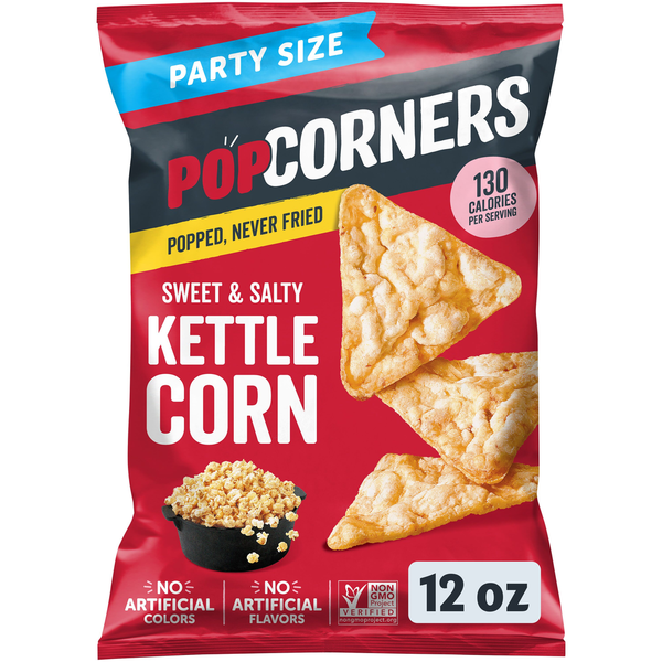 PopCorners Popped-Corn Snacks Sweet & Salty Kettle Corn Same-Day