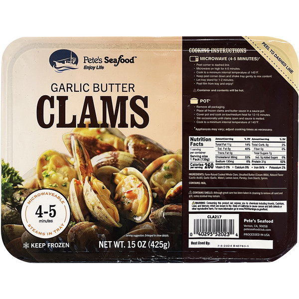 Garlic Butter Clam
