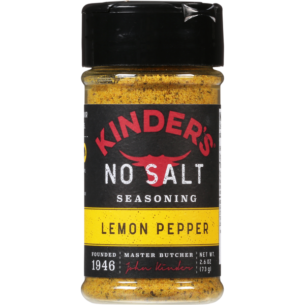 Kinder's Seasoning, No Salt, Lemon Pepper