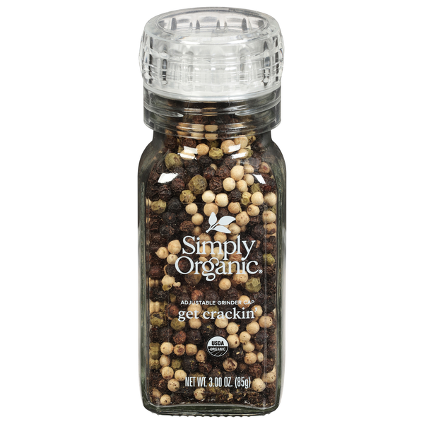 Simply Organic Peppercorn Mix, Get Crackin'