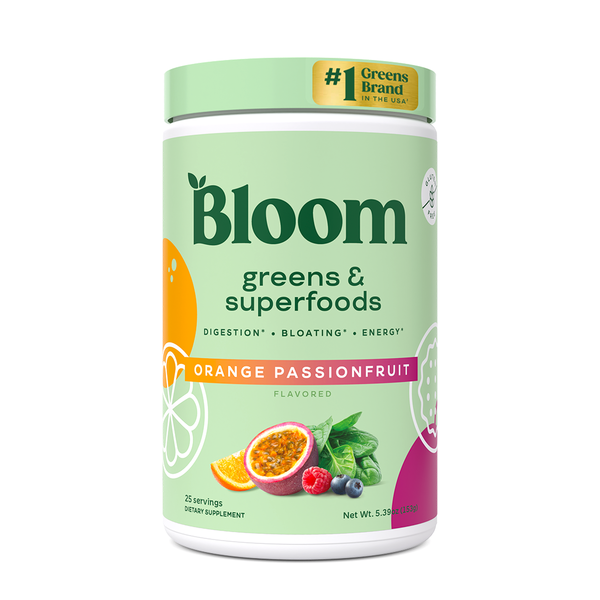 Bloom Nutrition Greens & Superfoods, Orange Passionfruit Same-Day