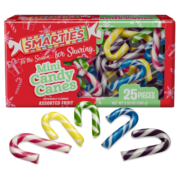 Albert's Smarties® 25ct Mini Candy Canes Same-Day Delivery or