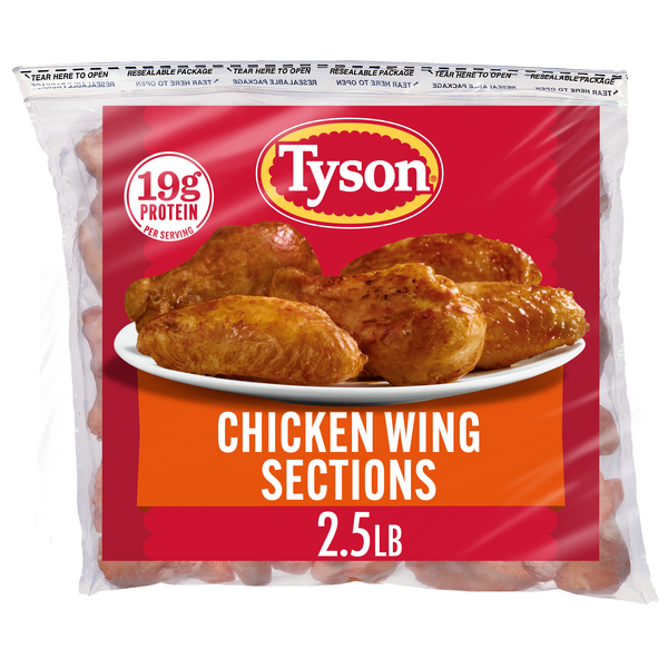 Tyson Frozen Chicken Wing Portions