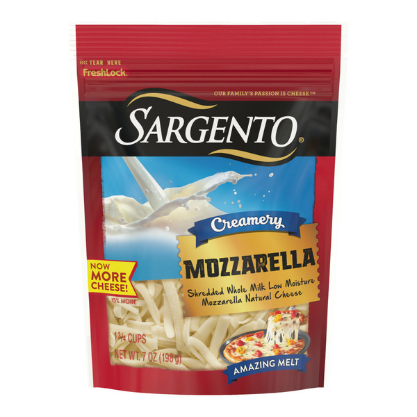 Sargento Creamery Shredded Mozzarella Natural Cheese