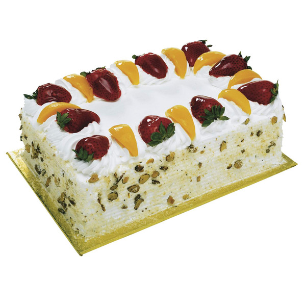 1/4 Double Layer White Sheet Cake