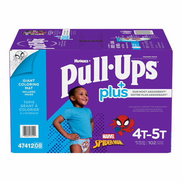 Costco PullUps Boys' Potty Training Pants, 4T5T (3850 lbs) SameDay