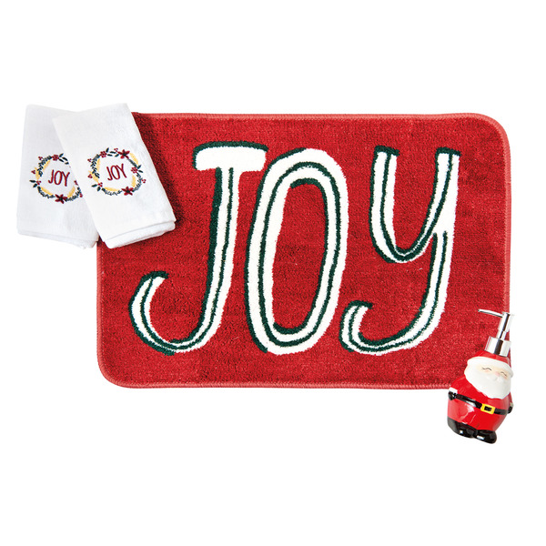 ALDI Merry Moments Holiday Bathroom Set Wreath Same-Day Delivery or ...