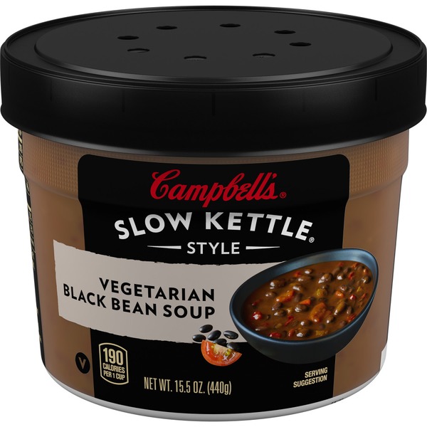 Campbell Soup Company Slow Kettle Vegetarian Black Bean Soup Same