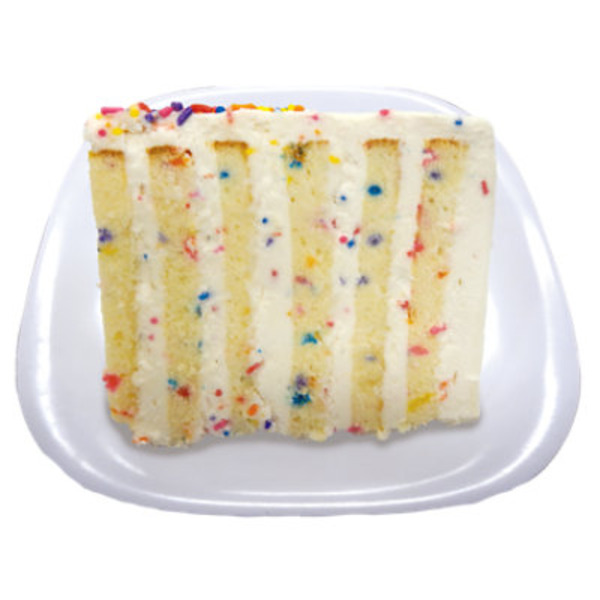 Colossal Birthday Cake Slice