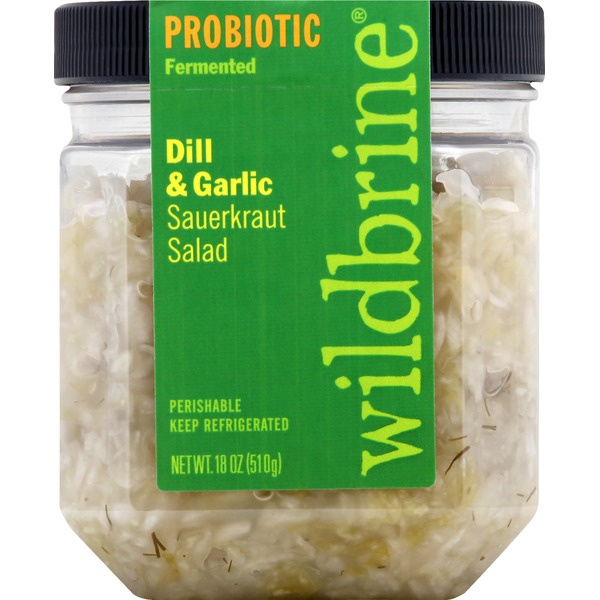 Wildbrine Sauerkraut Salad, Dill & Garlic, Probiotic (18 oz) from