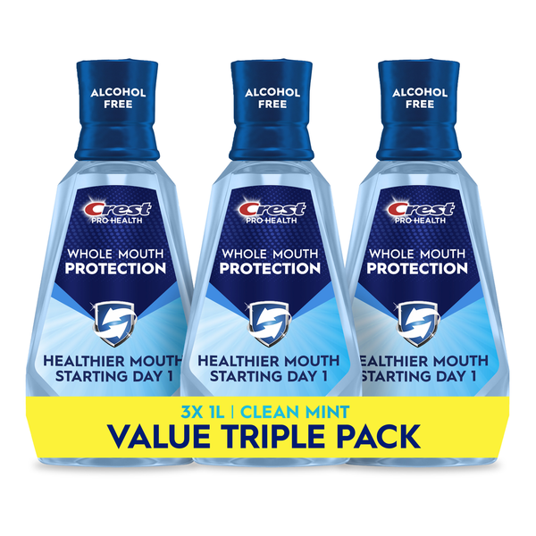Crest PRO-HEALTH Whole Mouth Protection Clean Mint Mouthwash Same