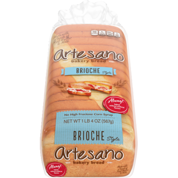 Artesano Bakery  Bread Brioche Sliced Bread