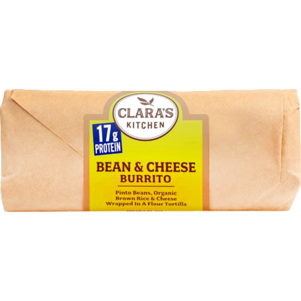 Clara's Kitchen Bean & Cheese Burrito