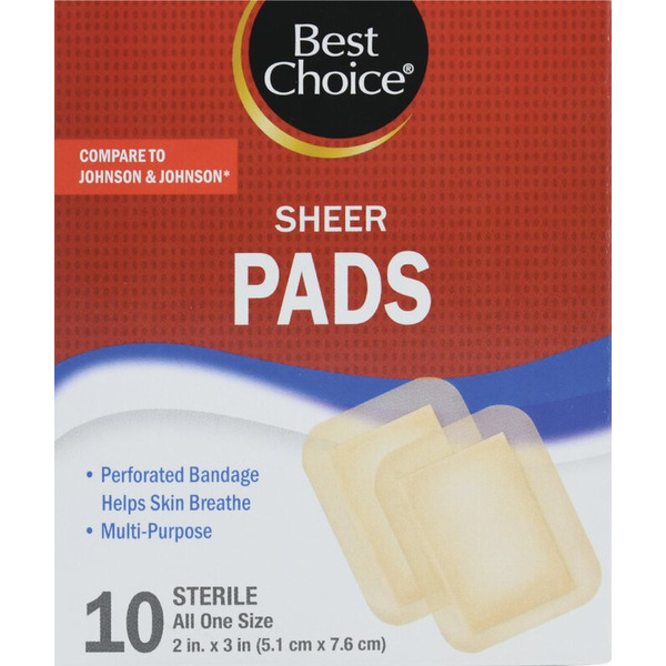 Best Choice Sheer Pads 2" X 3"