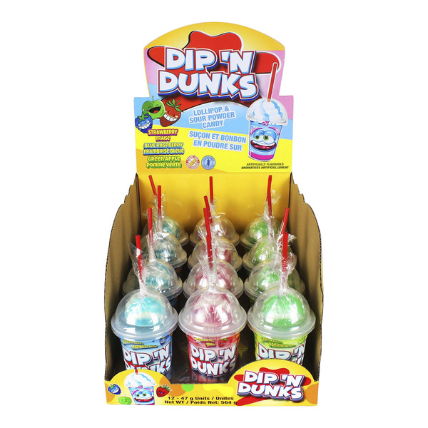 Dip'n Dunks Lollipop & Sour Powder Candy