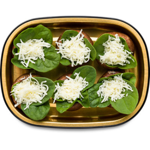 Mushrooms Spinach & Mozzarella Cheese