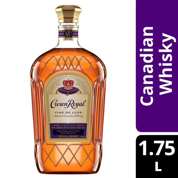 Crown Royal Fine De Luxe Blended Canadian Whisky Same-Day Delivery