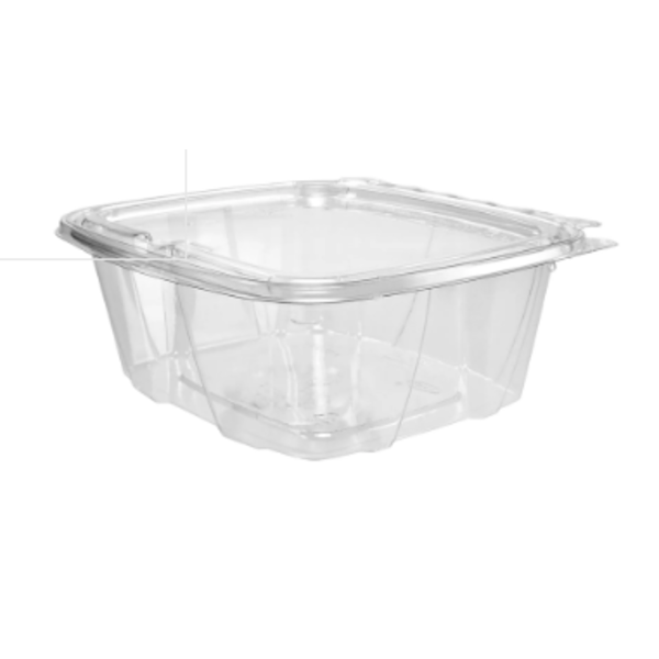 Dart - Hinge Container, Flat - 100/32 Oz