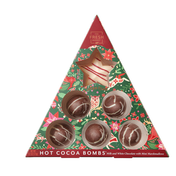 The Fresh Market Milk Chocolate Countdown Hot Cocoa Bomb Same-Day ...